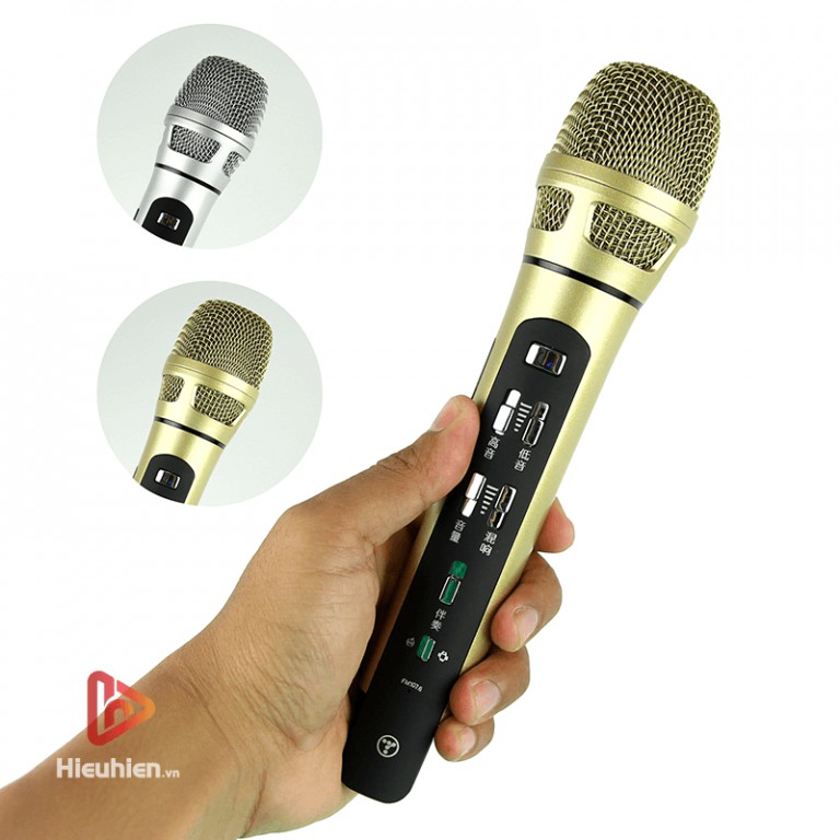 Micro hát Karaoke trên ô tô, xe hơi Tuxun K9 – Bản 1 tần số FM