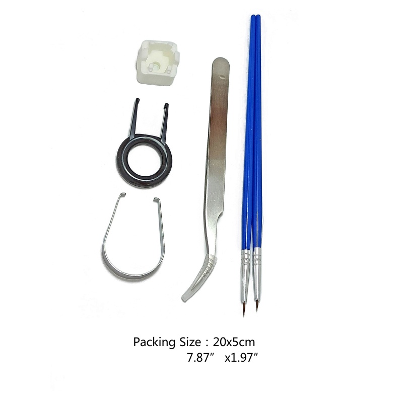 Bộ dụng cụ tháo mở switch và bút quét bôi trơn dùng cá nhân hóa bàn phím