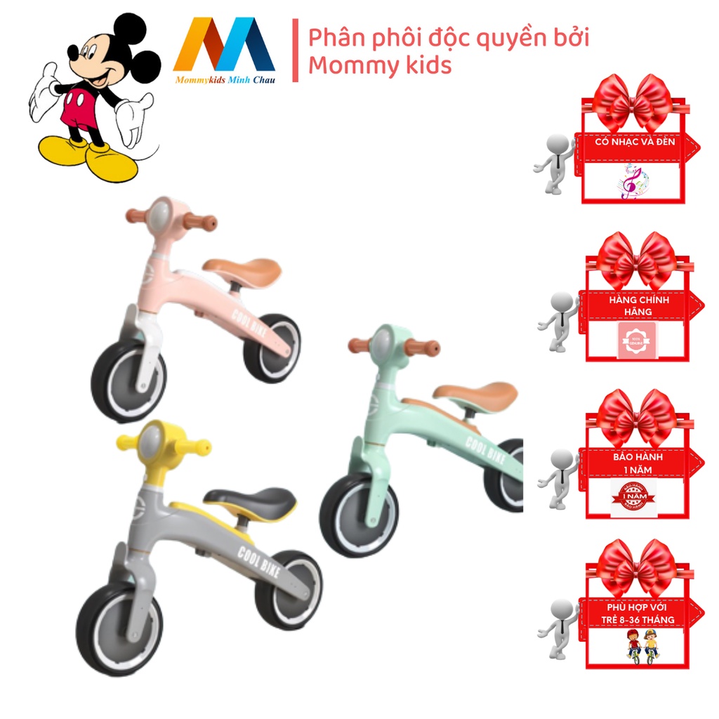 Xe chòi chân,thăng bằng MOMMYKIDS MINH CHÂU Xe tập đi,tăng khả năng vận động và phản xạ linh hoạt của bé mẫu con Vịt