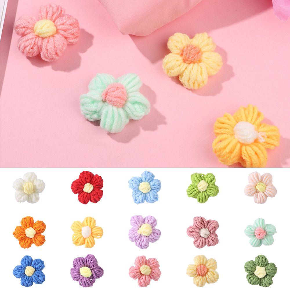 Bộ 5 miếng vá thêu ren hoa trang trí quần áo bằng polyester độc lạ DIY