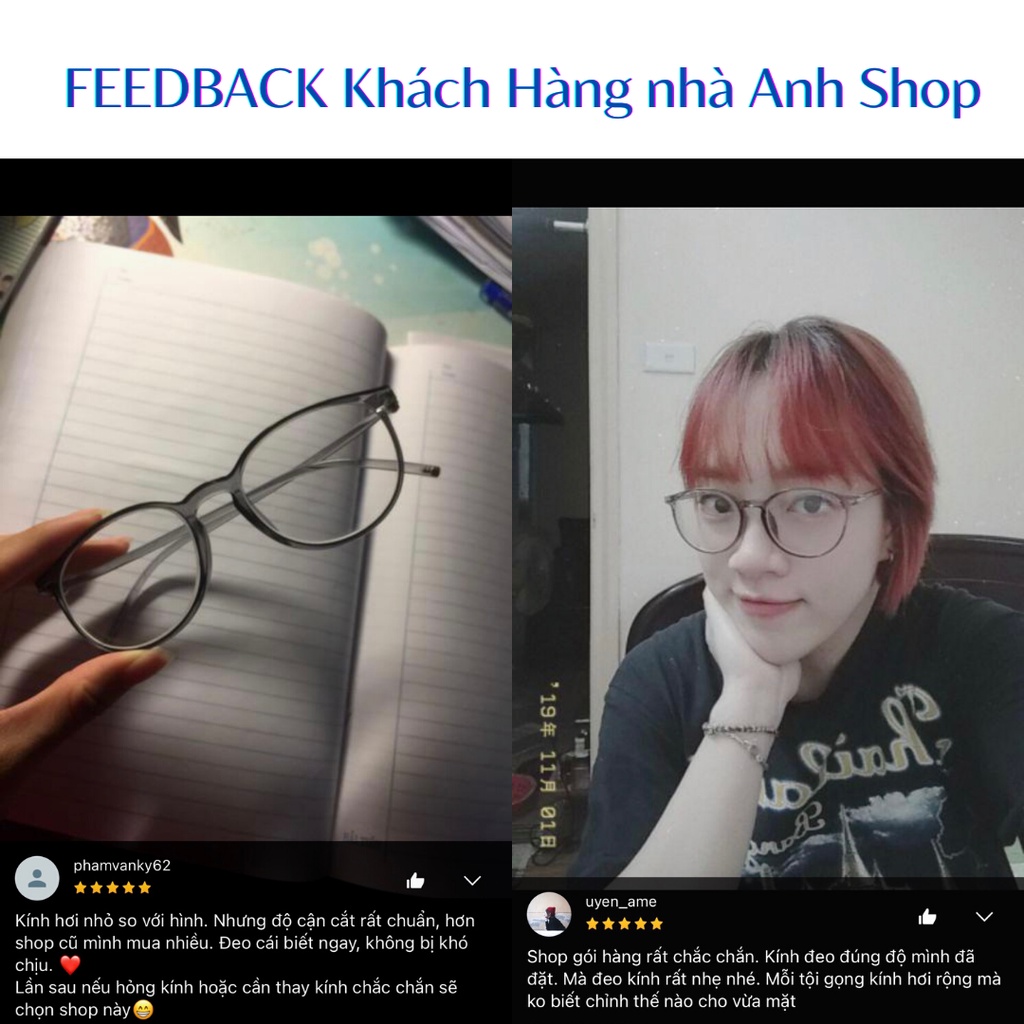 Kính tròn thời trang nữ giới chất liệu nhựa dẻo cỡ nhỏ 21471