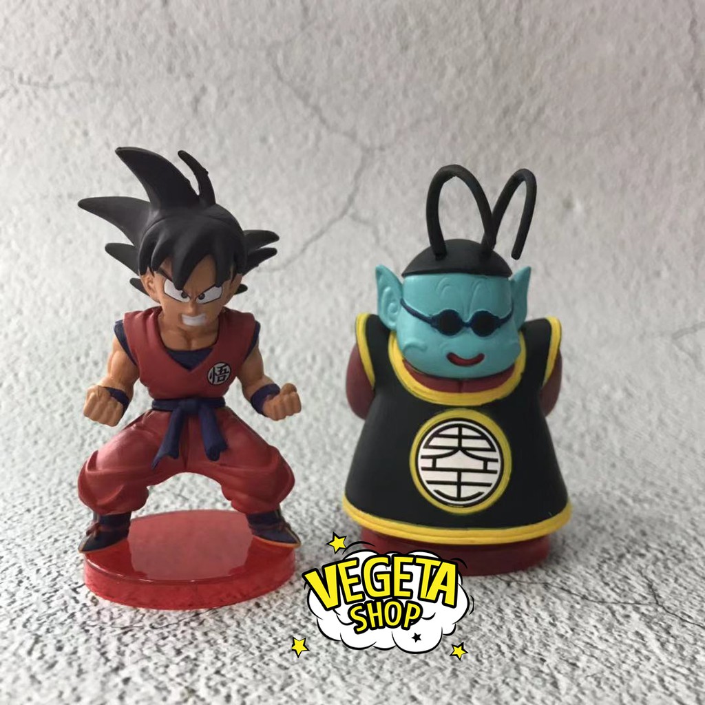 Mô hình Dragon Ball - WCF DWC Vol.2 - Set 8 mẫu Goku Thần Kaio Bubbles Gohan Krillin Bulma ChiChi Ox King - Full box