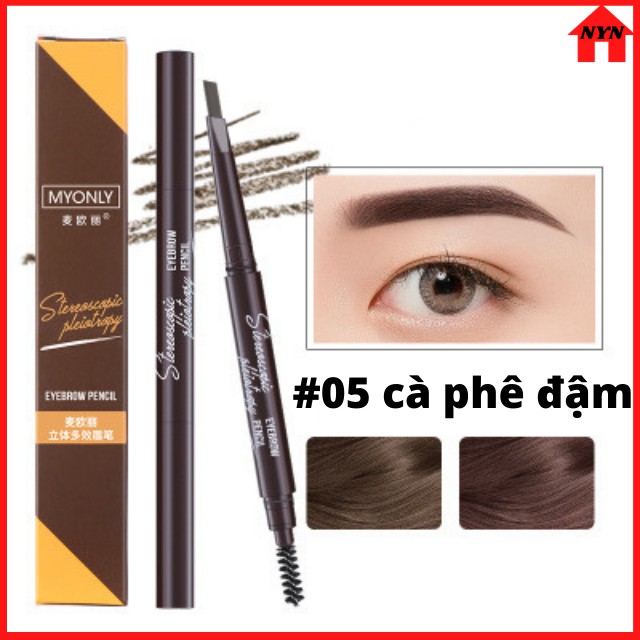 [RẺ ĐẸP] Chì Kẻ Mày, Bút Vẽ Lông Mày Chân Mày Không Thấm Nước, Mồ Hôi, Lâu Trôi Hàng Mới Nhất 5 Màu Đẹp | BigBuy360 - bigbuy360.vn