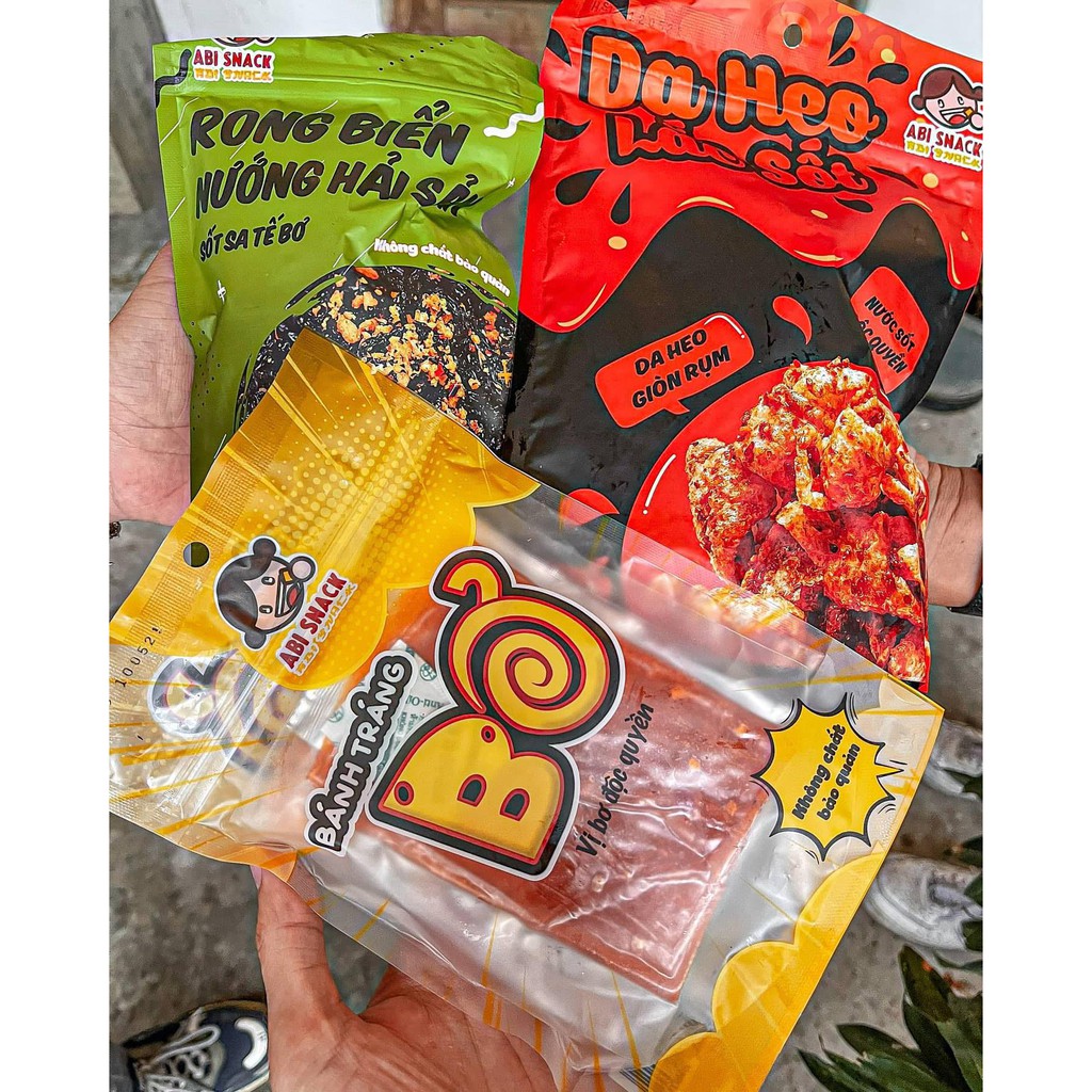 Bánh Tráng Abi Đủ 16 Vị  - Free Ship