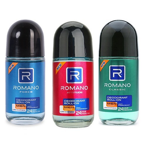 Lăn khử mùi Romano các loại 50ml