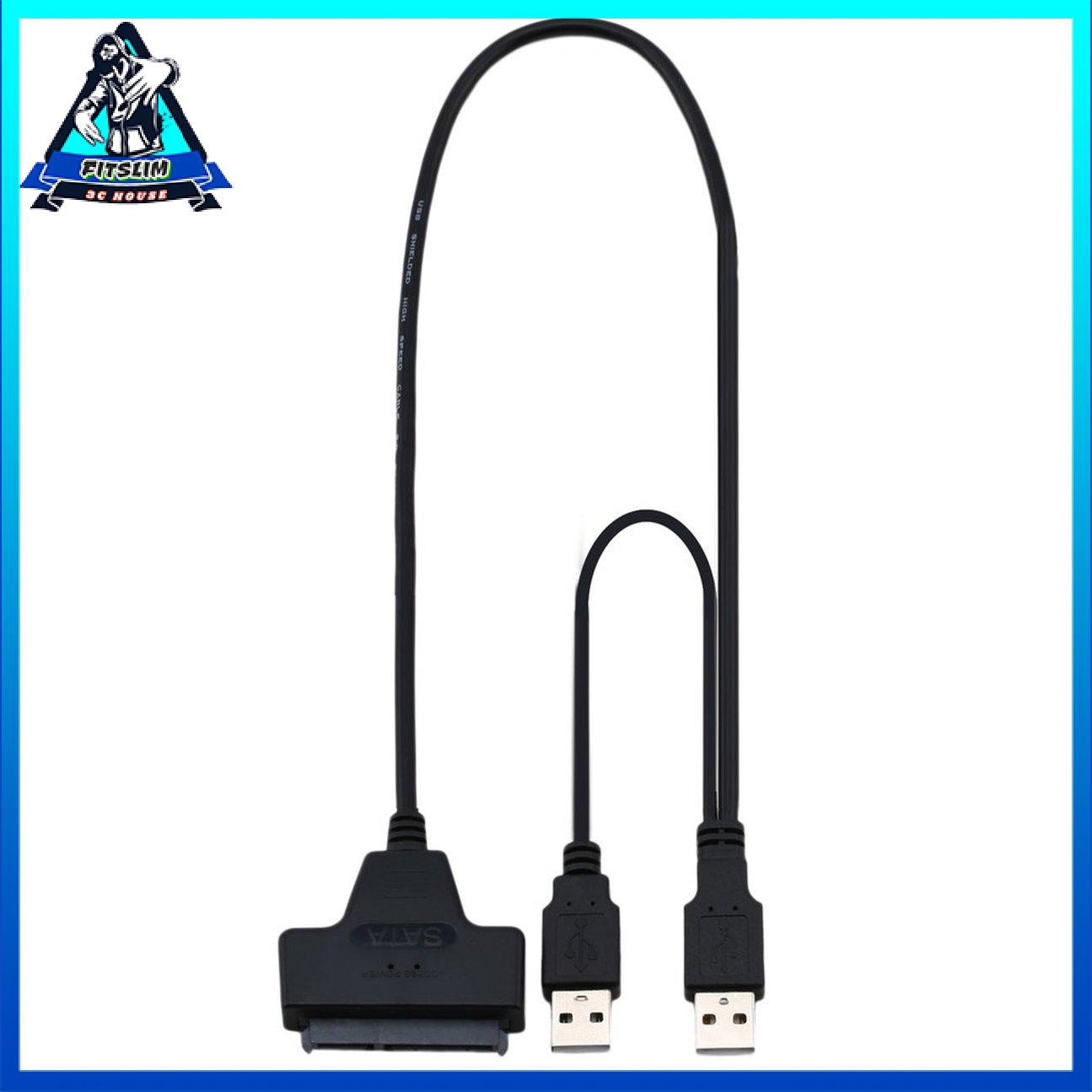 Cáp USB2.0 đến SATA 22Pin cho Ổ cứng thể rắn HDD 2,5 inch