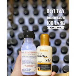 Bột tẩy tóc đóng chai cao cấp kèm oxy