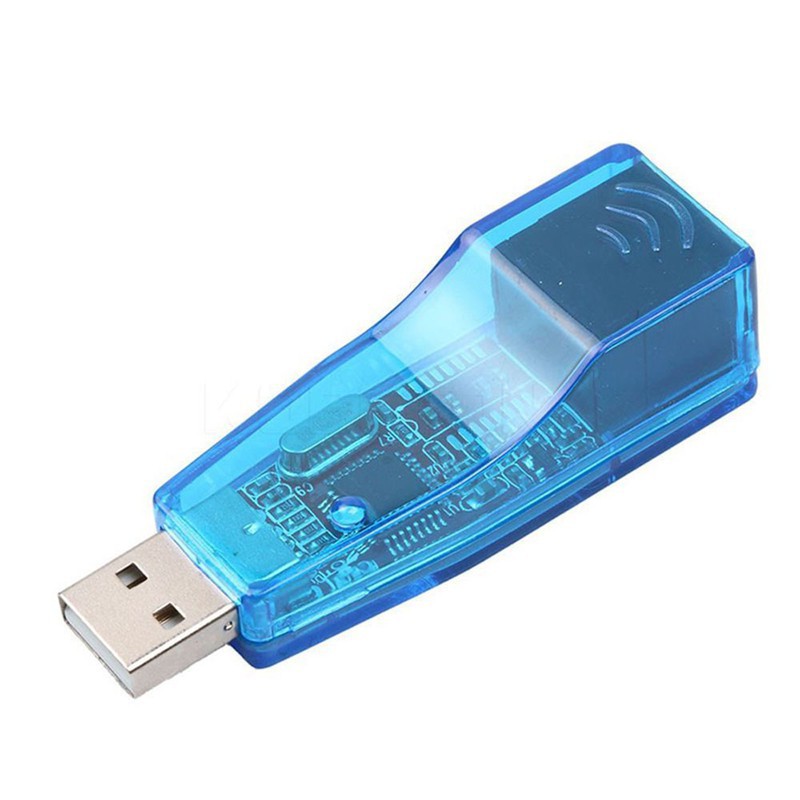 Đầu chuyển đổi cáp cổng USB 2.0 sang LAN RJ45 Ethernet mạng LAN cho máy tính bàn 10 / 100Mbps