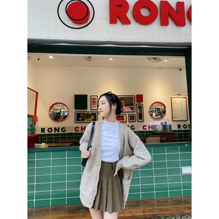 Chân váy xoè xếp ly