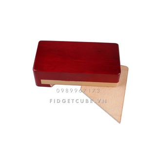 Hộp Gỗ Bí Mật Nắp Đỏ