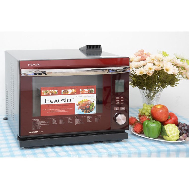 LÒ VI SÓNG HƠI NƯỚC SHARP AX-1600VN(R) INVERTER 31 Lít, Bảo Hành Chính Hãng 12 tháng