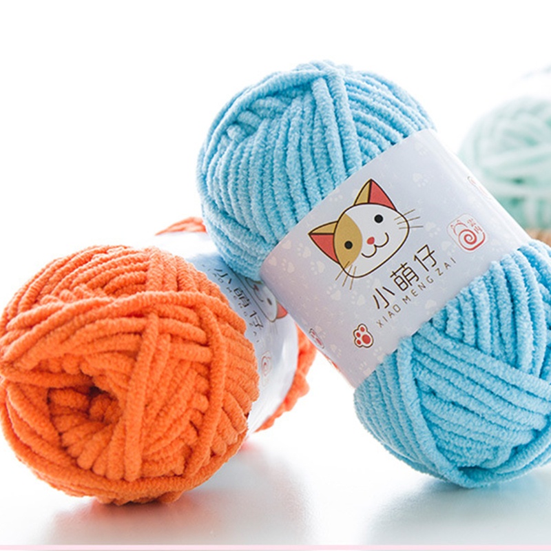 Cuộn Len Polyester Mềm Mịn Đan Quần Áo Cho Bé