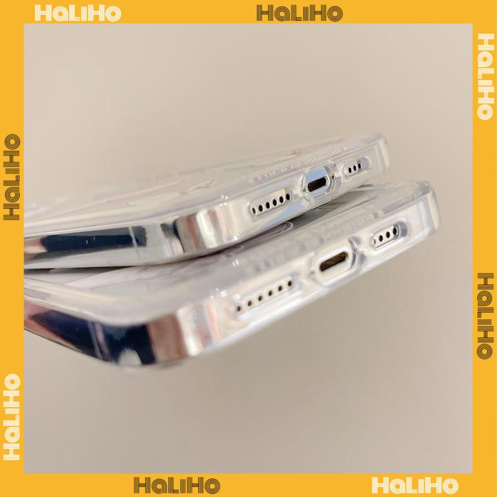 iPhone Case Clear Case Soft Thick TPU Shockproof HD Protection Camera Plating Button Gradient Butterfly For iPhone 13 Pro Max iPhone 12 Pro Max iPhone 11 iPhone 7 Plus