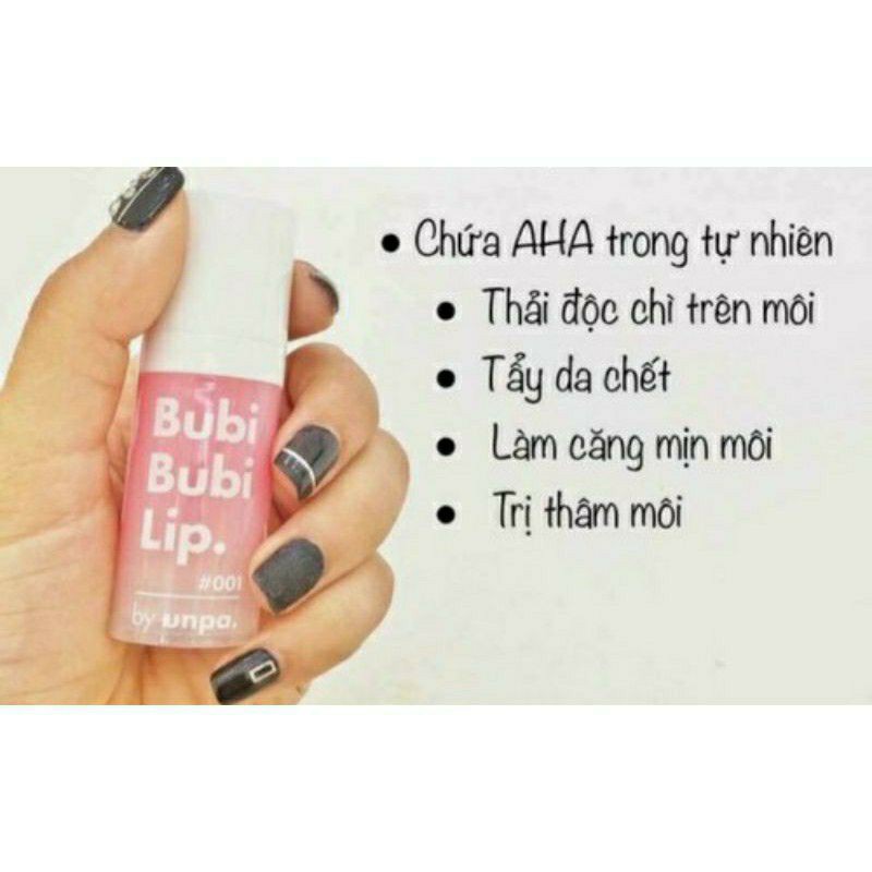 [Hàng chính hãng] Tẩy tế bào chết môi - Gel sủi bọt lành tính Bubi Bubi Lip - Siêu mềm môi | BigBuy360 - bigbuy360.vn