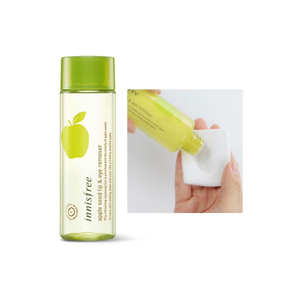 Tẩy trang mắt môi Apple Seed Lip &amp; Eye Remover Innisfree