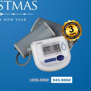 Máy đo huyết áp bắp tay Citizen CH 453AC