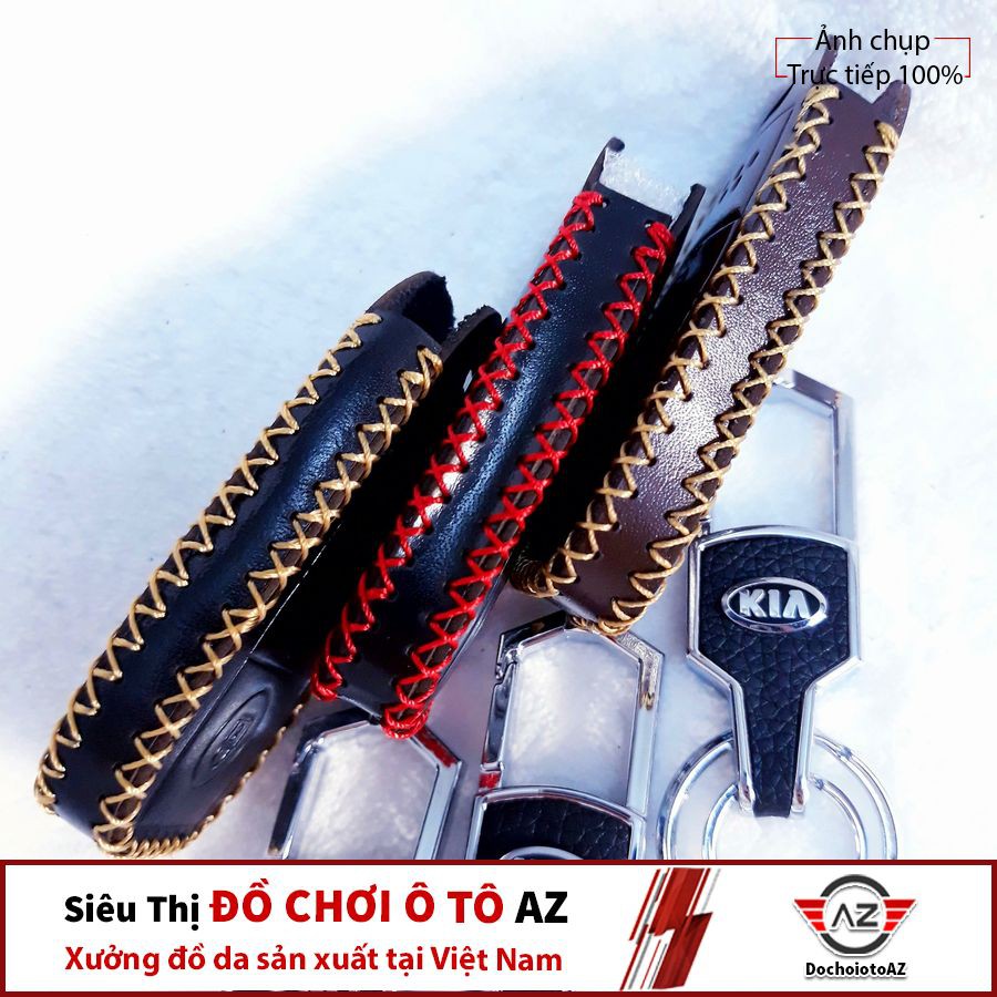 Bao Da Bọc Chìa Khóa Xe Ô Tô Kia 3 Nút Thông Minh K3, Cerato Bản Cũ, Sorento, Sportage