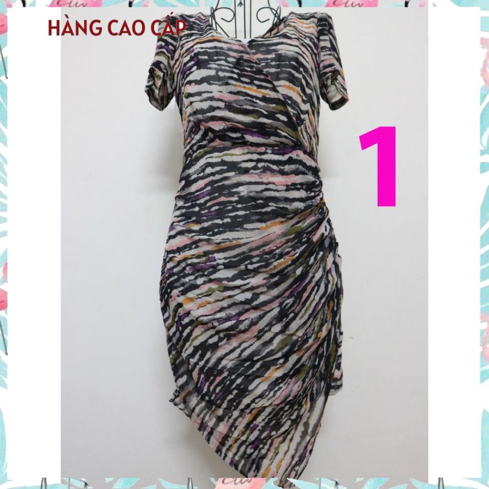Đầm voan hoa cổ V (ảnh thật shop tự chụp - nhóm màu c) Thư Thư [HÀNG CAO CẤP]