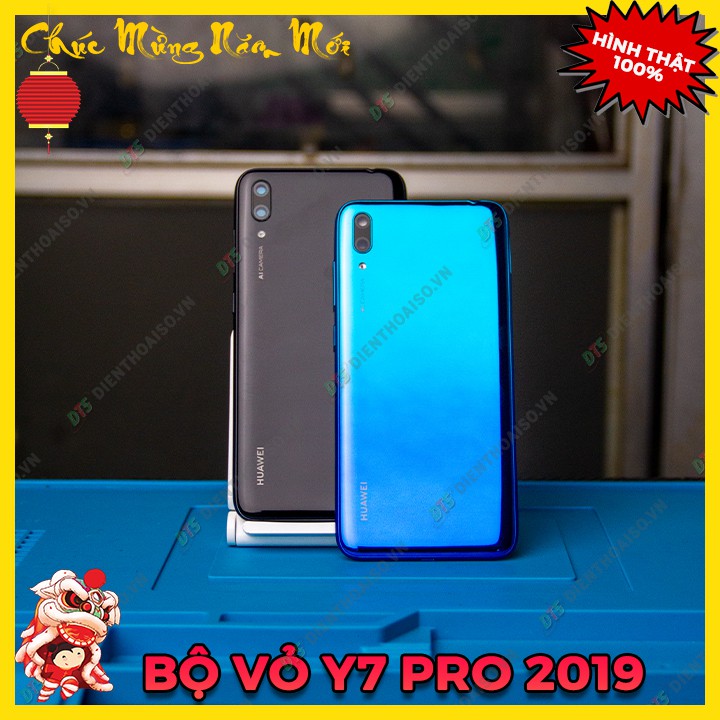 Sườn vỏ Huawei Y7 pro 2019 gồm nắp lưng và kính camera