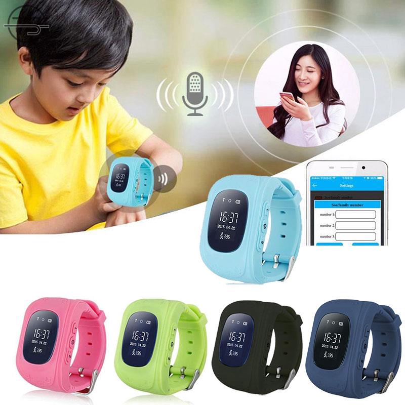 Q50 Kid Tracker GPS GPRS LBS Smart Watch Wristwatch Locator Anti Lost Baby Safe