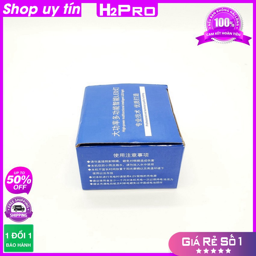 [RẺ VÔ ĐỊCH] Đèn pin đội đầu 5 bóng siêu sáng H2PRO, đèn đội đầu siêu sáng giá rẻ