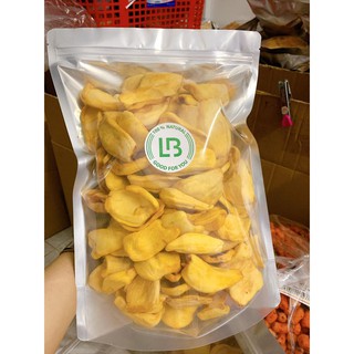 [Deal Rẻ Nhất Xóm] Mít Sấy Giòn Nguyên Miếng Không Vỡ Vụn 1 Túi To Đùng Như Hình