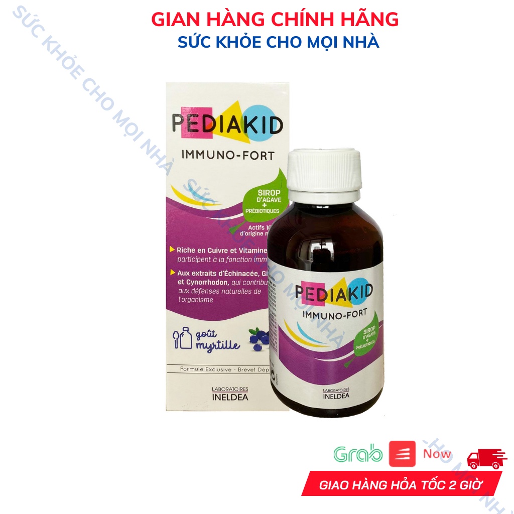 Pediakid Immuno - Fort Giúp Tăng Cường Miễn Dịch, Sức Đề Kháng Tự Nhiên Cho Bé - Pháp