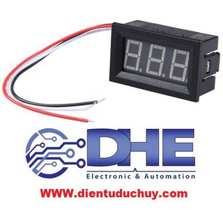 Volt kế hiển thị 0 - 100vdc , loại 3 dây