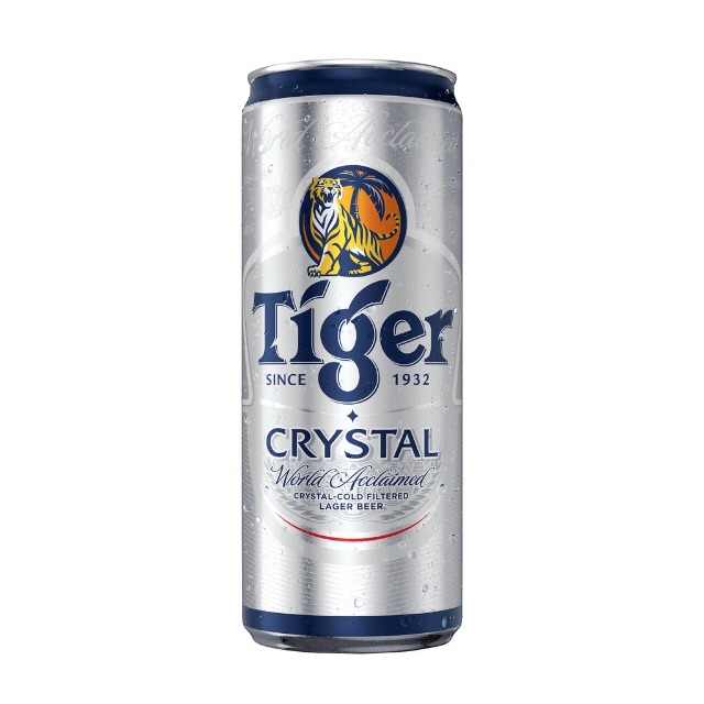 Bia Tiger Crystal sleek (330ml/lon)