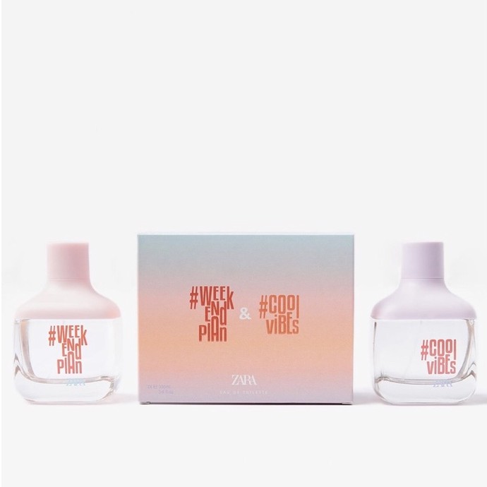 Set nước hoa trẻ em Zara ZARA  WEEKEND PLAN + COOL VIBES EDT 100 ML