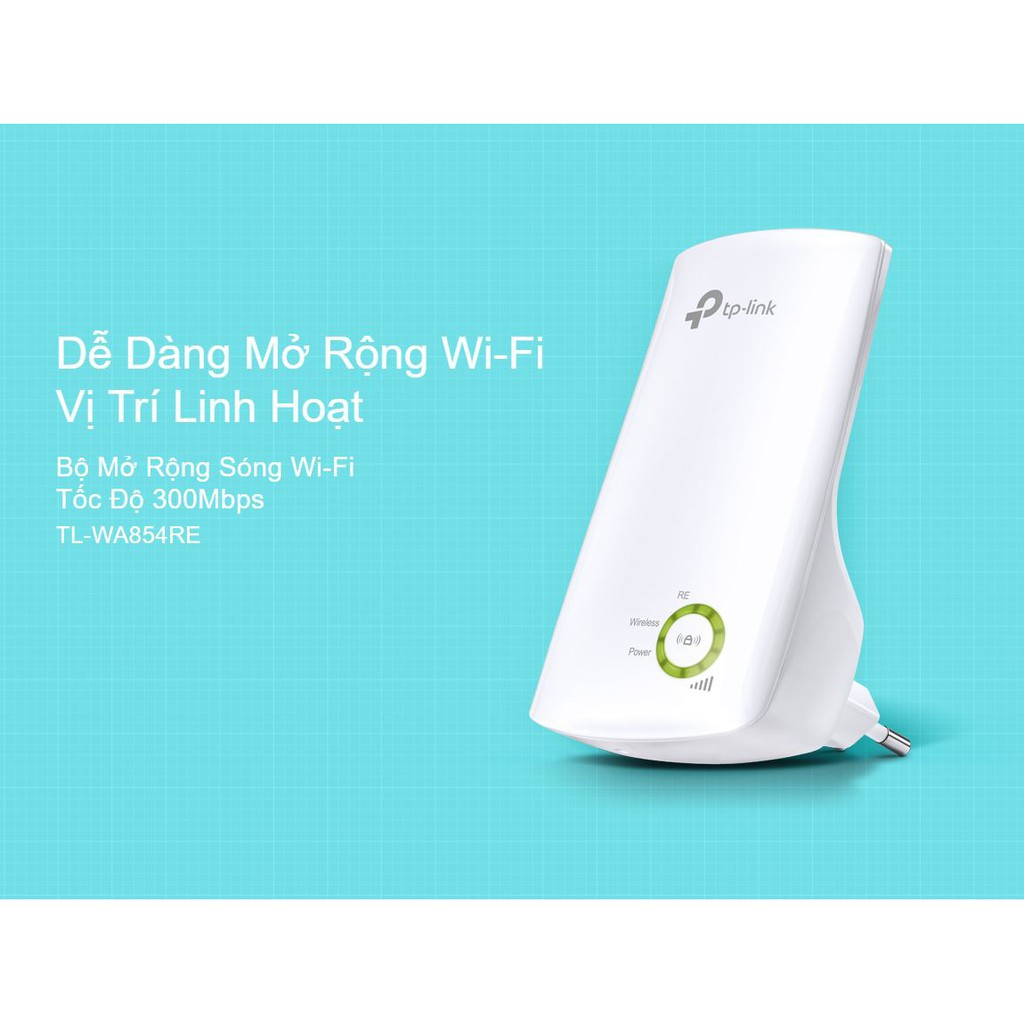 Bộ mở rộng sóng Wi-Fi tốc độ 300Mbps TP-LINK TL-WA854RE