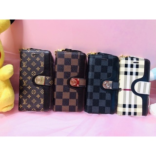 Bao da 2 mặt LV dành cho Iphone 6/7/8/SE có dây đeo