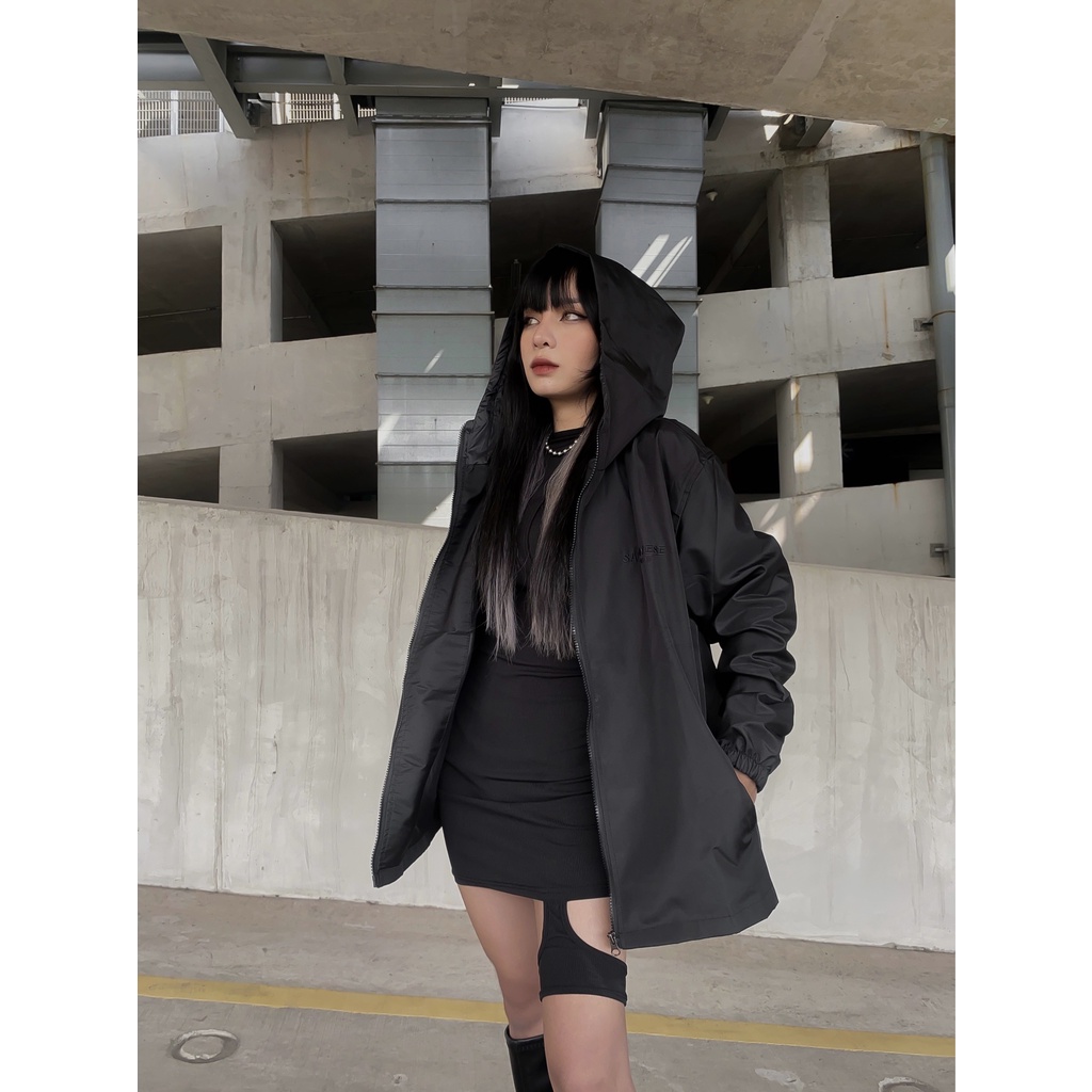 Áo Khoác SAIGONESE Unisex Form Rộng Nam Nữ Vải Chất Dù 2 Lớp