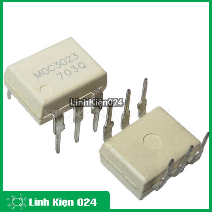 Linh kiện bán dẫn MOC3023 chân cắm DIP6