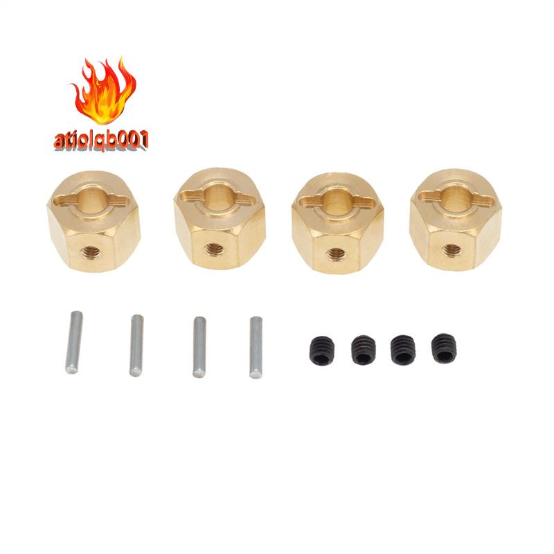 Đầu Nối Trục Bánh Xe 12Mm Cho Xe Điều Khiển Từ Xa Axial SCX10 III CC01 WRAITH RR10 Redcat GEN8 1/10 RC 6Mm