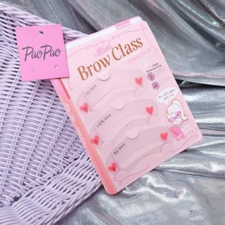 👉 khuôn kẻ chân mày brow class👈