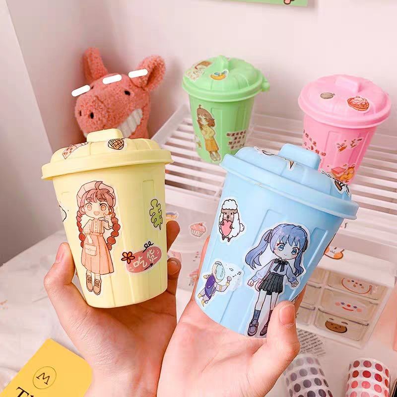 Ống Cắm Bút/Thùng Rác Mini [GIÁ TỐT] Để Bàn Màu Pastel Dễ Thương BiTi TR382