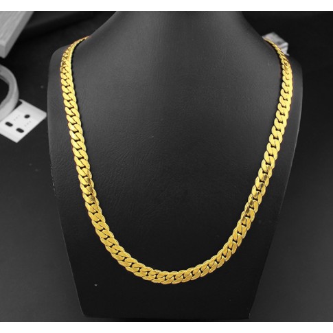 Dây chuyền mạ vàng, Vòng cổ dân chơi - Loại siêu to, siêu chất, không phai mầu ( Loại to 5 cây )