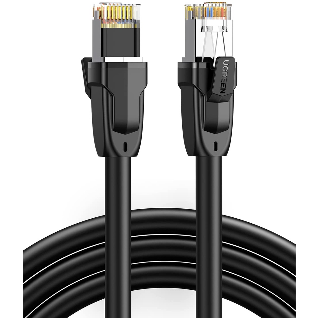 Dây cáp mạng chuẩn mới Cat 8 2000MHZ và 25Gbps dài 15m UGREEN NW121 80727