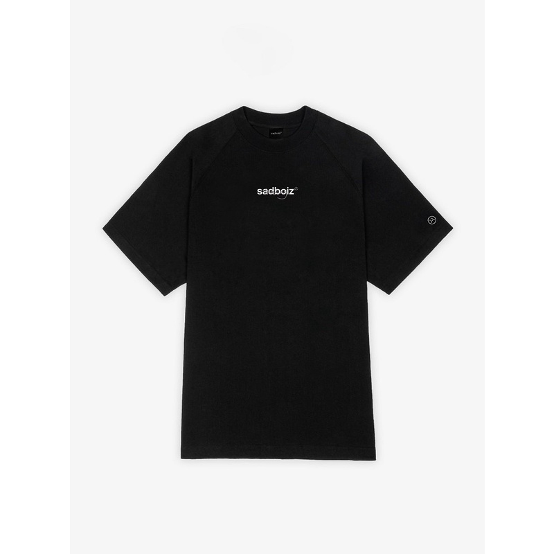 Áo thun Sadboiz Lowkey Tee màu đen unisex nam nữ form rộng tay lỡ 40kg đến 90kg vải cotton dày mịn full tag AL208