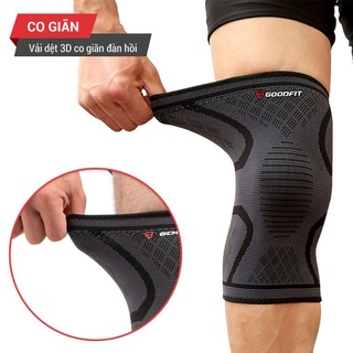1 đôi bó gối thể thao, băng đầu gối, băng bảo vệ đầu gối GoodFit GF518K