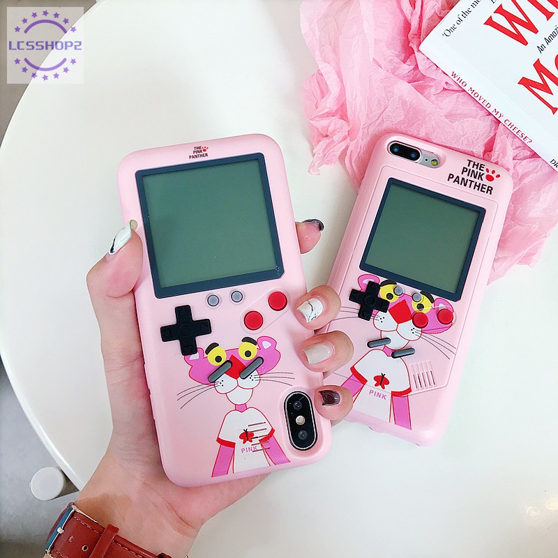 Ốp lưng điện thoại dạng máy chơi game Tetris dành cho IPhone 6 6S 7 8 PLUS X XS