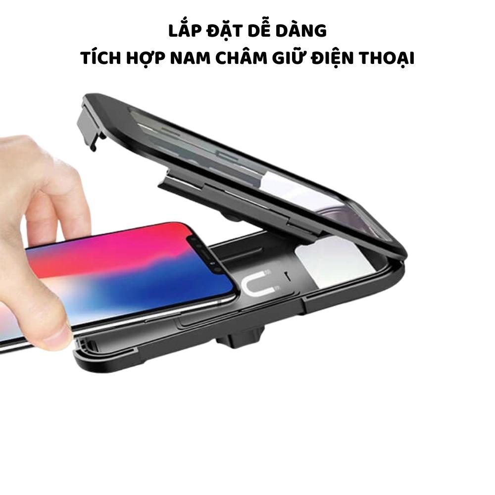 Giá Kẹp, Giá Đỡ Điện Thoại Đi Xe Máy Chống Nước, Cảm Ứng Siêu Nhạy
