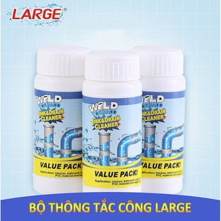 Bột thông tắc cống cực mạnh Tornado - phân hủy đồ ăn thừa, rác thải