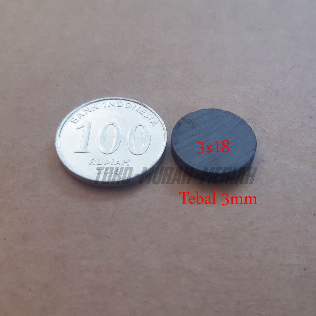 Đen Nam Châm Hình Tròn 18x3mm Đa Năng Dán Tủ Lạnh Tiện Dụng