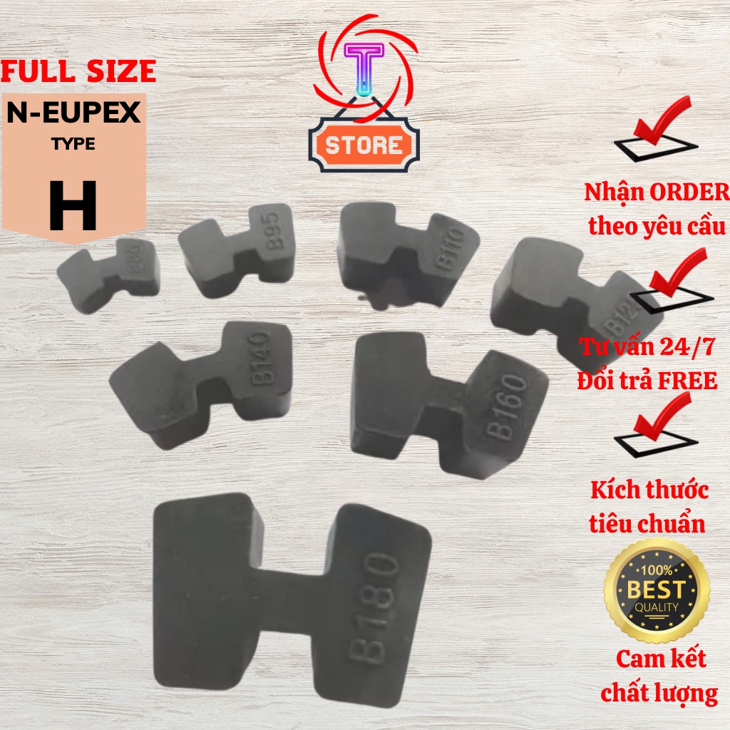 Cao Su Giảm Chấn Khớp Nối Flender N-Eupex Type H Full Size B80, B95, B110, B125, B140, B160