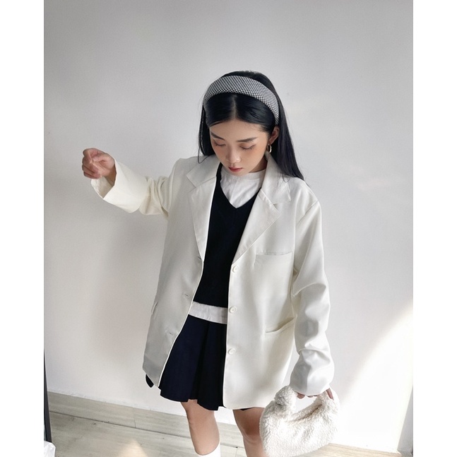 BLAZER BASIC trắng