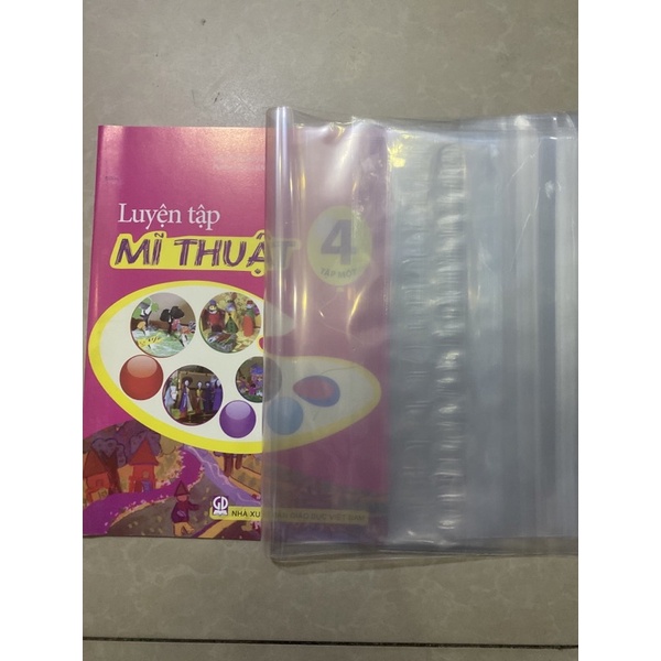 Cuộn 10 cái Bìa bao kiếng bao sách giáo khoa, bao sgk 1,2,3,6,7,10, và các lớp còn lại,bao tập