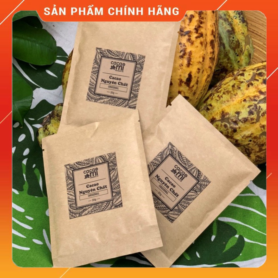 Cacao Nguyên Chất Giảm Cân 100% 💝FREESHIP💝 Bột Cacao Detox Uống Liền Thanh Lọc Cơ Thể HCM