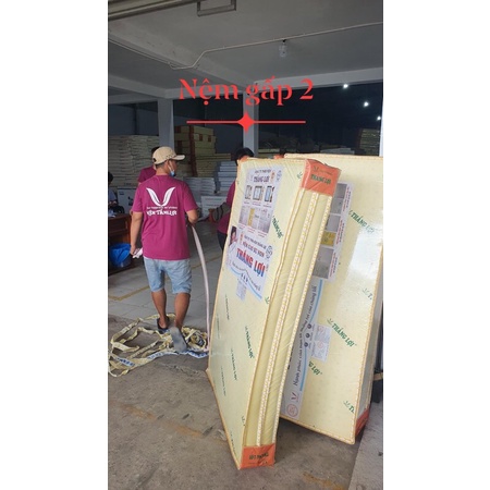Nệm gấp 3 gấp 2 cao su non THẮNG LỢI giá rẻ đủ size quà 7 món. Miễn phí giao hàng HCM